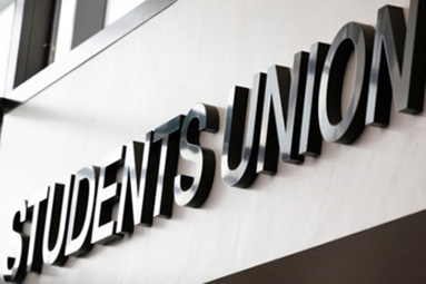 Students Union sign at Hertfordshire University