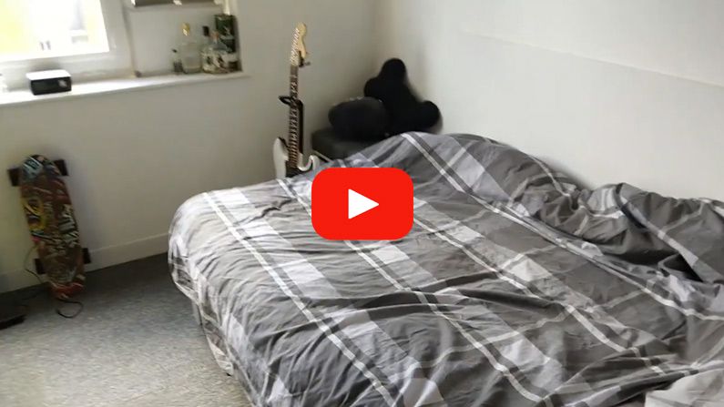 Play Video - Accommodation at Herts: Enhanced room, College Lane Campus
