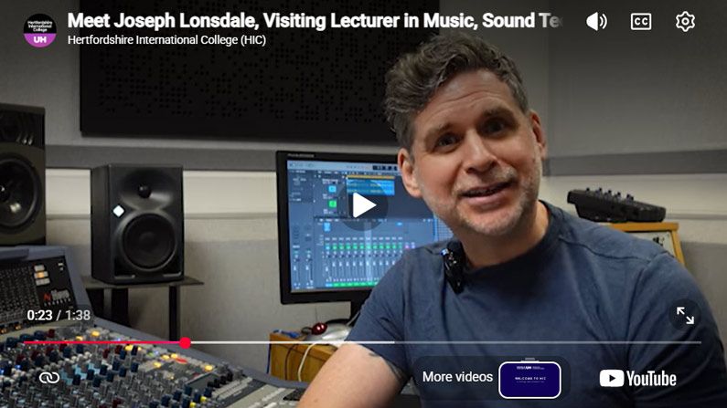 Play Video - Teacher's perspective - Joseph Lonsdale