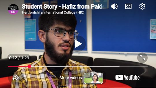 Play Video - Student Story - Hafiz from Pakistan