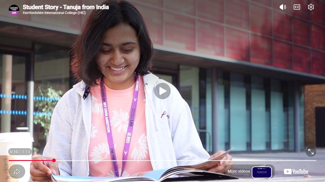 Play Video - Student Story - Tanuja from India