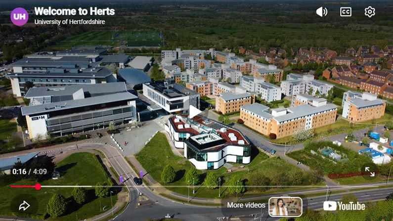 Play Video - Welcome to Herts