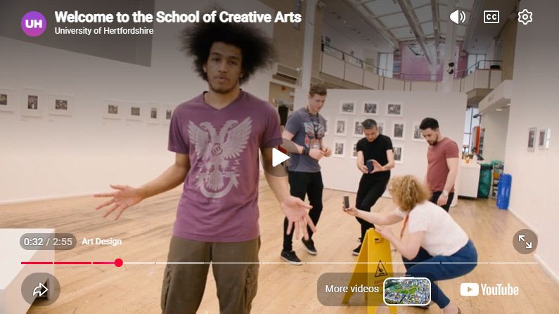 Play Video - Welcome to the School of Creative Arts